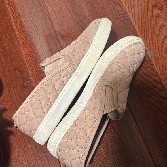 Steve Madden Tan Quilted Slip-On Sneakers - Picture 3 of 5